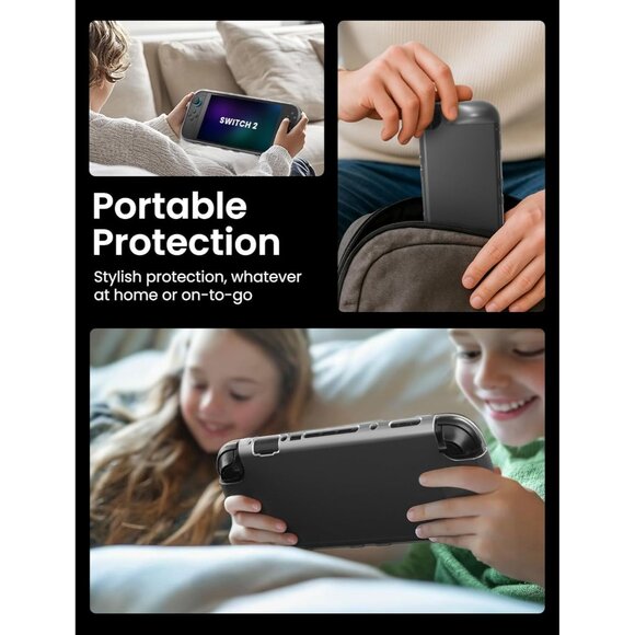 Ergonomic Anti-Slip Full-Body Soft Case for Switch 2 Console/JoyCon - Picture 7 of 7